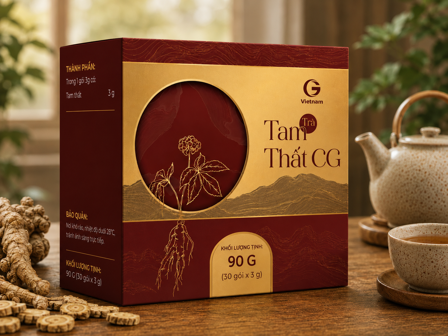 TRÀ TAM THẤT CG