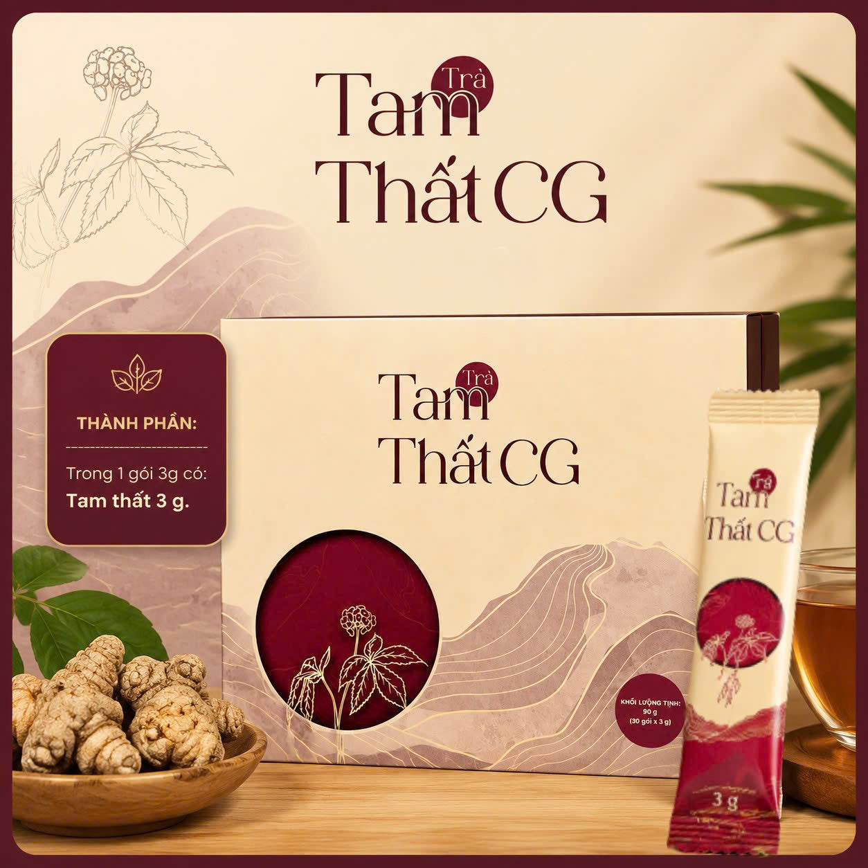 TRÀ TAM THẤT CG
