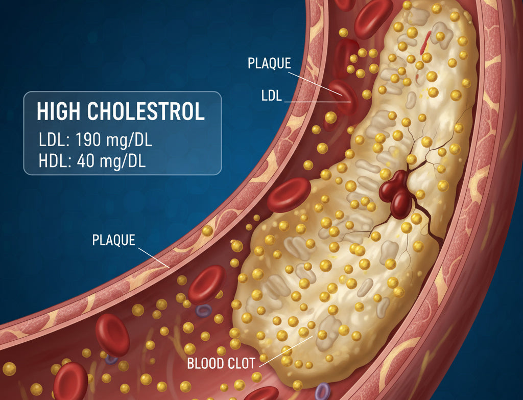 Cholesterol cao ảnh hưởng đến tim mạch ra sao?